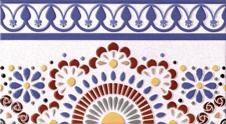 Декор Badajos Primavera 28x50 Extremadura El Mijares з колекції Extremadura El Mijares