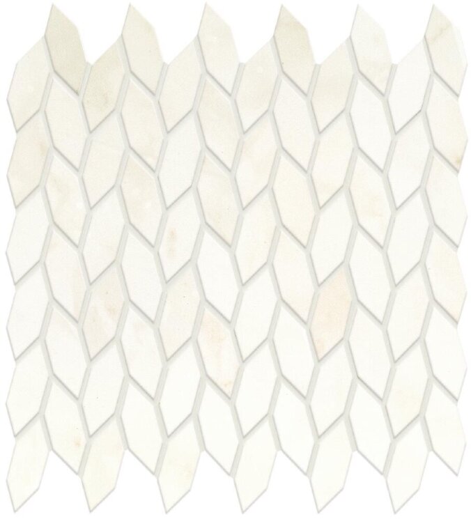 Мозаїка Calacatta Delicato Mosaico Twist Shiny A4WK з колекції Marvel Shine Wall Atlas Concorde