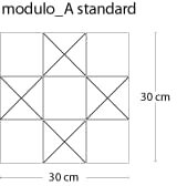 Плитка Stella Modulo A 30x30 Art Deco CE.SI з колекції Art Deco CE.SI.