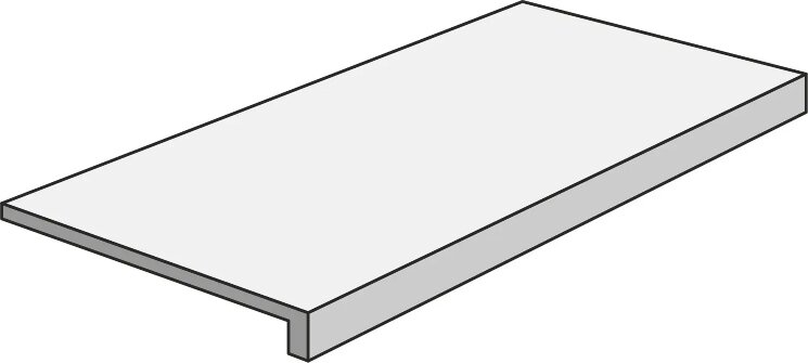 Сходинка 40x80 PGM076 Gradino Carbone Fondovalle Pigmento з колекції Pigmento Fondovalle