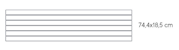 Декор Exence Vanilla Tatami 18,5x75 AOUR з колекції Exence Atlas Concorde