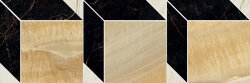 Мозаїка (19.5x58.5) 2408520 Mos. Cube Nero-Oro-Bia - Marble