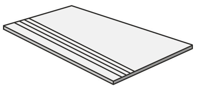 Сходинка (34x120) EGDLS66 Grd Clay Honed Rtt - Limestone з колекції Limestone Cotto dEste
