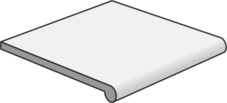 Сходинка 33x36 Piemonte Peldano Curvo Asti G18-Piemonte з колекції Piemonte Natucer