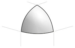 Кут Nobu 60 120 Beige Ae Spigolo Matt R 10 - 0.8x0.8 fRP7 Nobu