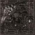 Вставка Girospecchio Medusa Black 7x7 Palace Gold Versace