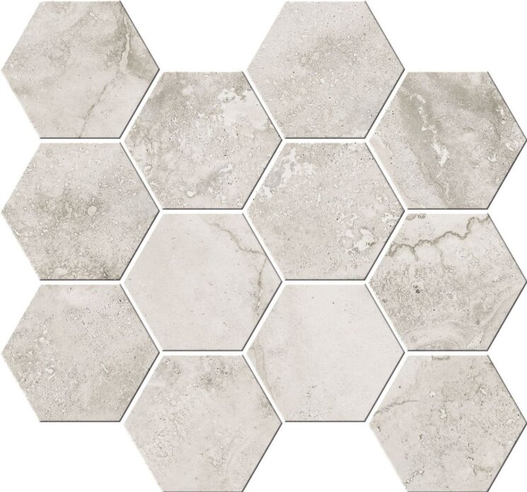 Мозаїка 32,8x35 Esagona T12 Cross Cut Greige - Italian Icon - 163825 з колекції Italian Icon Ricchetti