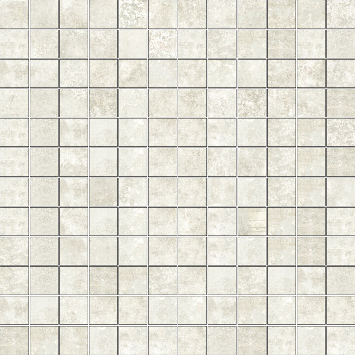 Мозаїка 29.75X29.75 Grunge White Mosaico 2.5X2.5 Grunge Aparici з колекції Grunge Aparici
