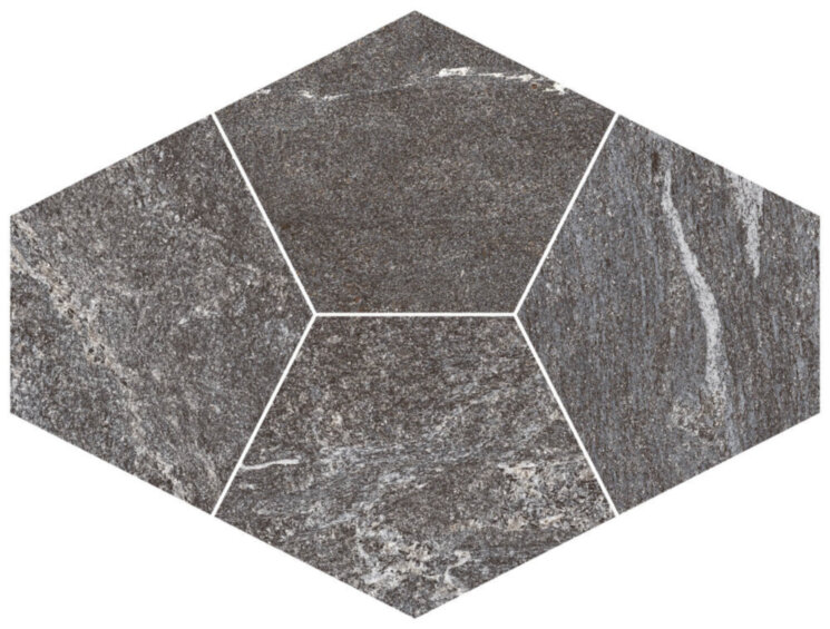 Мозаїка (28x39) HEVD24 Mosaico Diamante Grafite - Vals з колекції Vals Herberia