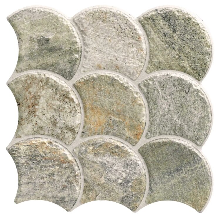Мозаїка 30.7x30.7 SCALE STONE NATURE Realonda Scale Stone з колекції Scale Stone Realonda Мозаїка 30.7x30.7 SCALE STONE NATURE Realonda Scale Stone з колекції Scale Stone Realonda