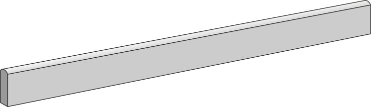Плінтус 9x120 Rodapie Canto Romo Lappado Perla-Concrete з колекції Concrete Todagres