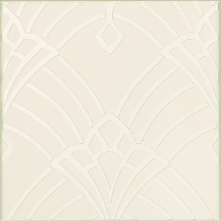 Плитка 20x20 GER DELUS12 DECO AVORIO LUSTRO CROMO Petracer's Grand Elegance Rubino з колекції Grand Elegance Rubino Petracer's