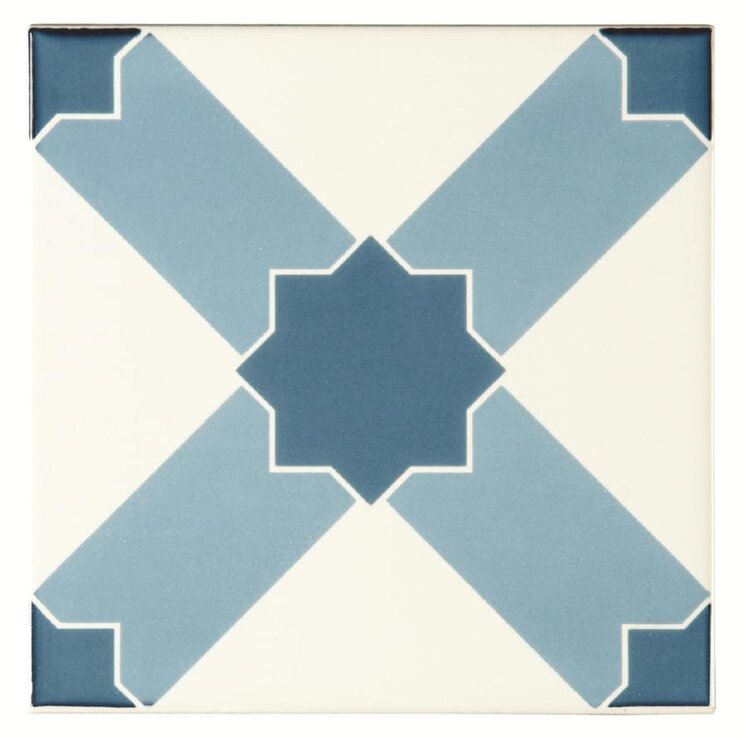 Декор Chambray Blue 15.2x15.2 Odyssey Original Style з колекції Odyssey Original Style