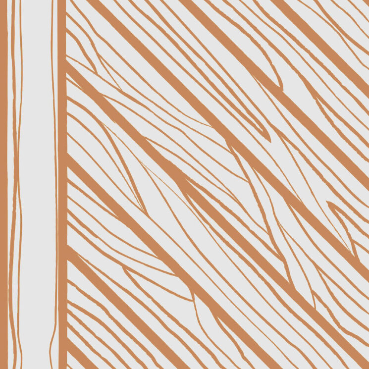 Плитка (60x60) AR6060WRLO WOOD RIGHT and LEFT ORANGE - Artwork з колекції Artwork Ornamenta