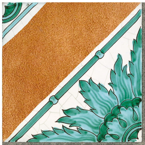 Декор (40x40) Fiamme Decori - Cotto Salernitano з колекції Cotto Salernitano Giovanni De Maio