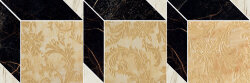 Мозаїка (19.5x58.5) 2408620 Mos. Dec. Cu. Ner-Oro-Bi - Marble