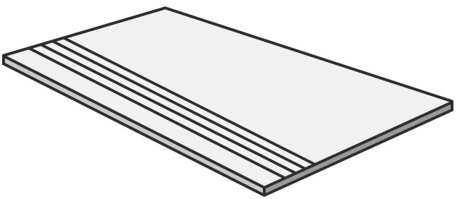 Сходинка (34x120) EGDLS68 Grd Slate Honed Rtt - Limestone з колекції Limestone Cotto dEste