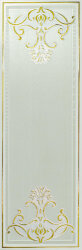 Декор (25.5x78) 110064 Ermitage Decoro Fascia Impero Lux Gold Su Bianco - Ermitage
