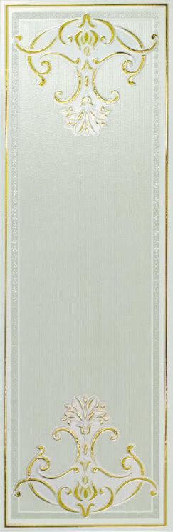 Декор (25.5x78) 110064 Ermitage Decoro Fascia Impero Lux Gold Su Bianco - Ermitage з колекції Ermitage Settecento Декор (25.5x78) 110064 Ermitage Decoro Fascia Impero Lux Gold Su Bianco - Ermitage з колекції Ermitage Settecento