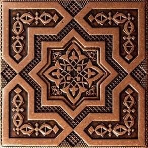 Вставка Beni-maclet Satined cooper 6x6 Tacos De Bronce Moneli з колекції Tacos De Bronce Moneli