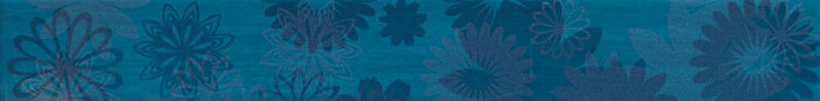 Декор (6.2x50.2) PNL03F Pennellato Blu(Scuro)List. Floreale - Pennellato з колекції Pennellato Ascot