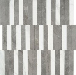Мозаїка Orobico Grey Mosaico Stripe 27.2x29 Marble Experience Impronta