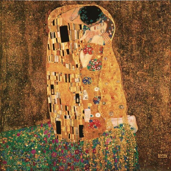Декор Gustav Klimt: The Kiss 60x60 Artworks Decors Original Style з колекції Artworks Decors Original Style Декор Gustav Klimt: The Kiss 60x60 Artworks Decors Original Style з колекції Artworks Decors Original Style