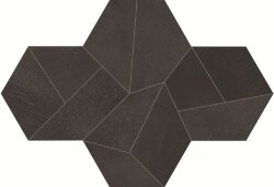 Мозаїка 17x22,6 Mos. Des. Min. R. Black Rl - Architect Resin - R309G9R