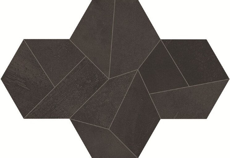 Мозаїка 17x22,6 Mos. Des. Min. R. Black Rl - Architect Resin - R309G9R з колекції Architect Resin Ergon Мозаїка 17x22,6 Mos. Des. Min. R. Black Rl - Architect Resin - R309G9R з колекції Architect Resin Ergon