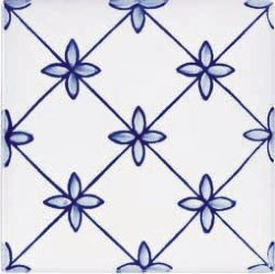 Декор (10x10) Lidia Blu - Ceramica Artistica Vietrese