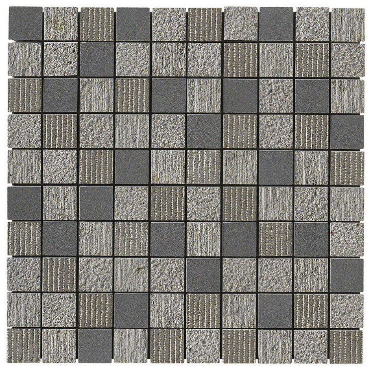 Мозаїка 32x32 0206/Cmm - 3 Carbon Multieffect Mosaic - Carbon з колекції Carbon Boxer