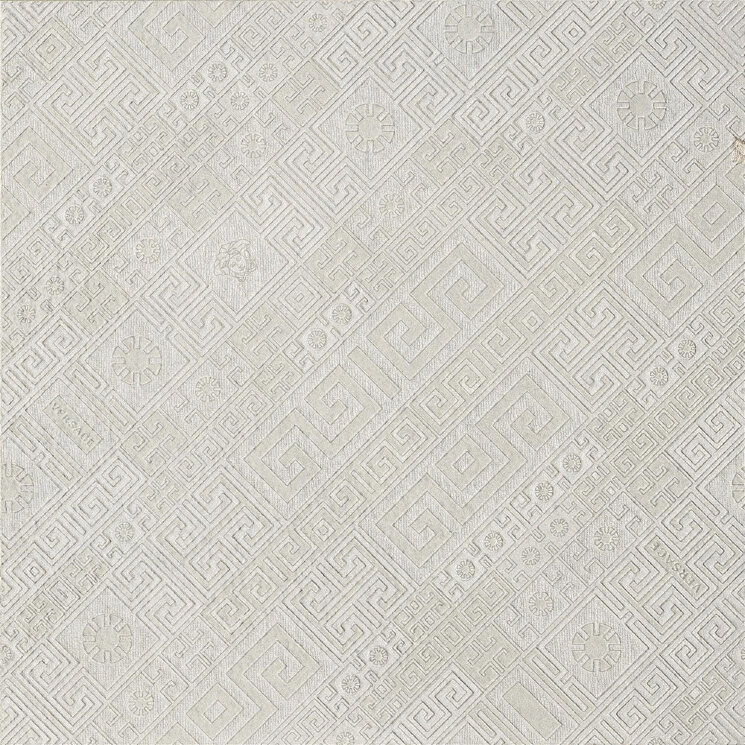 Декор (40x40) 02610800 GREEK STRIPES BIANCO - Greek з колекції Greek Versace