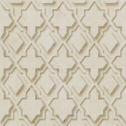 Плитка (60x60) Alhambra Crema Marfil Bas-Relief - KREOO Bas-relief