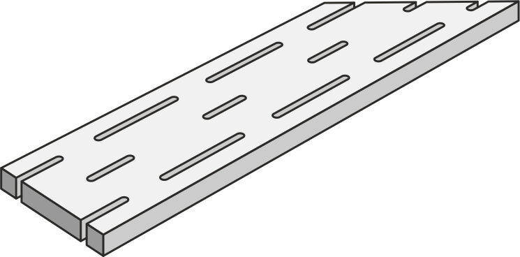 Решітка 15x45 Ang Grigl. Sx Argilla20 Mm - Opificio 22/A - PGD2AA1 з колекції Opificio 22/A Panaria Решітка 15x45 Ang Grigl. Sx Argilla20 Mm - Opificio 22/A - PGD2AA1 з колекції Opificio 22/A Panaria