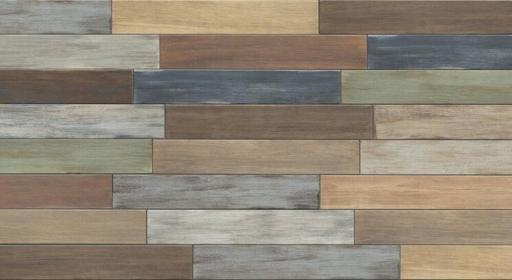 Плитка Mix 6.5x40 Havana Wood Cir з колекції Havana Wood Cir Плитка Mix 6.5x40 Havana Wood Cir з колекції Havana Wood Cir