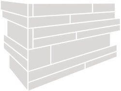 L-елемент 25x35 BKPA22 Bkp Angolo 35X14H.25Street Light Wood Nova Bell BrickUp