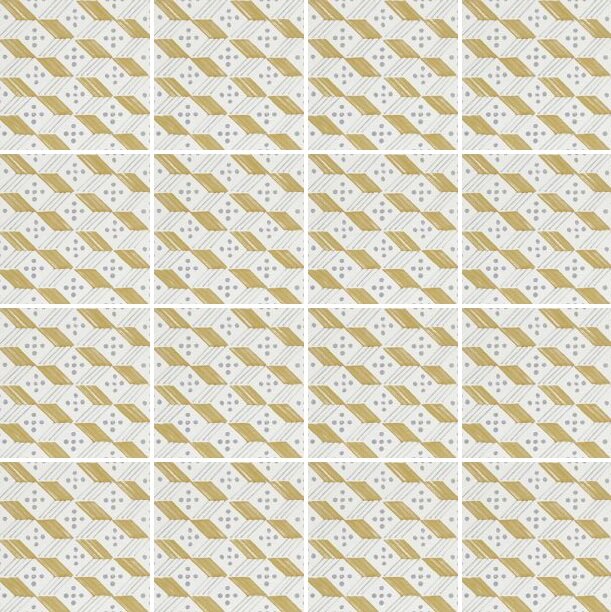 Плитка 20x20 Le Riggiole Vietri Bianco - Giallo - Le Riggiole - 144503 з колекції Le Riggiole 14 Ora Italiana