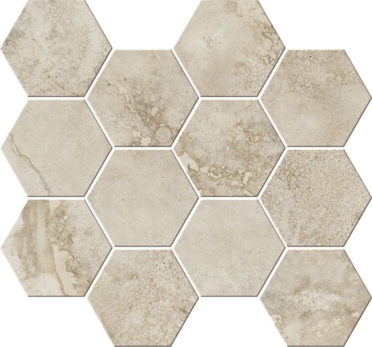 Мозаїка 32,8x35 Esagona T12 Crosse Cut Beige - Italian Icon - 163795 з колекції Italian Icon Ricchetti