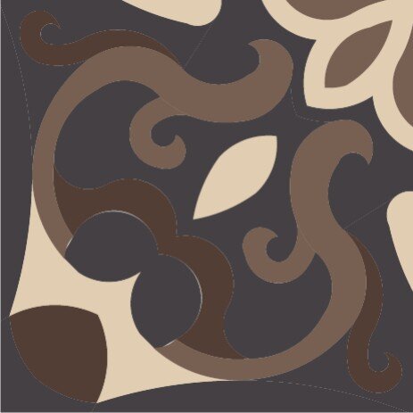 Плитка (20x20) Spell Wenge Q - Dal Bianco з колекції Dal Bianco Bisazza