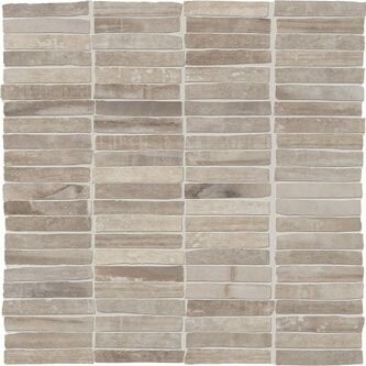 Мозаїка (29.4x29.4) M308D8P MURETTO WALL GREY PANTHER LAPP з колекції Petrified Tree Emilceramica