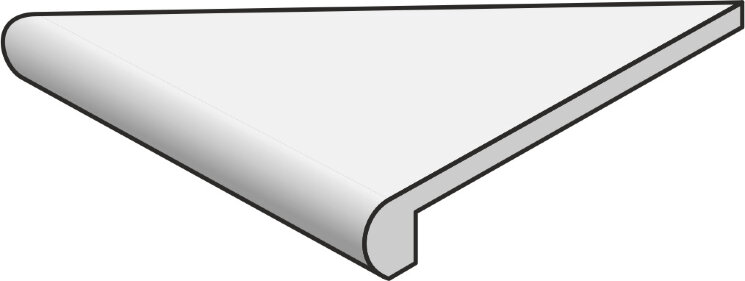 Кутова сходинка 33x46 Angulo Peldano Novara-Piemonte з колекції Piemonte Natucer