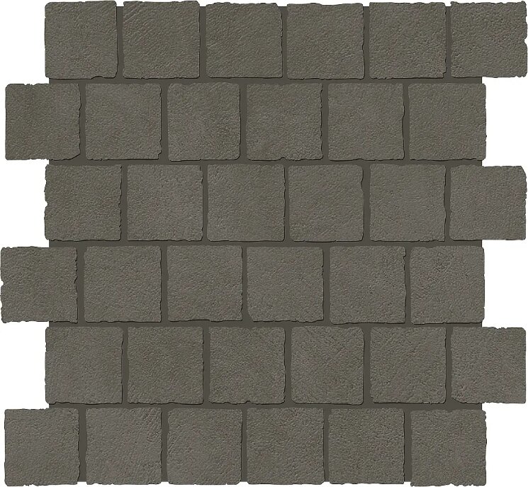 Мозаїка 31x31 A7CJ Boost Natural Coal Mosaico Tumbled Atlas Concorde Boost Natural з колекції Boost Natural Atlas Concorde