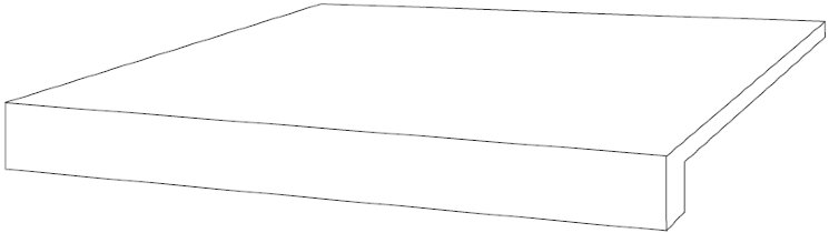 Сходинка (33x120) 0541628 Chalk - Res-Cover з колекції Res-Cover Ricchetti