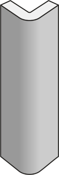 Кутовий елемент 2x10 Outside Corner,Running Piece Grey25 - Pro Architectura - 3297 PN09 0 з колекції Pro Architectura Villeroy Boch