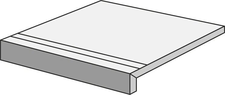 Сходинка 94x99.55 HARLEM GREY NAT TIPO L100 Aparici Harlem з колекції Harlem Aparici