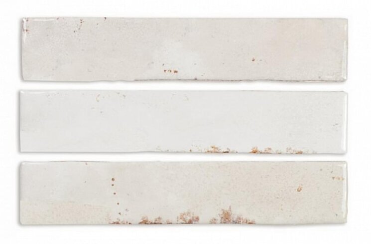 Плитка White 5x25 Enamel DNA з колекції Enamel DNA