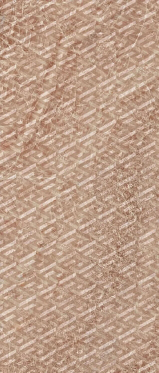 Декор GEMSTONE LA GRECA CRISTALLO ROSA LUX R - 120x280 PF60013618CR Gemstone з колекції Gemstone Versace