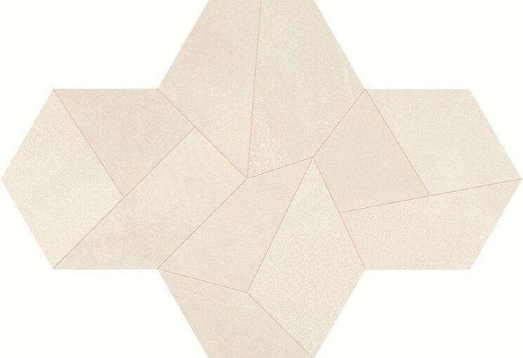 Мозаїка 17x22,6 Mos. Des. Min. R. Ivory Rl - Architect Resin - R309G1R з колекції Architect Resin Ergon