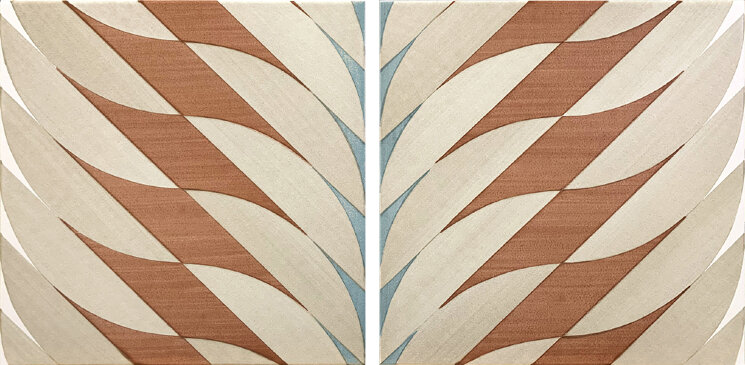 Плитка 26x26 Fleurs 2 A2 B - Fleurs з колекції Fleurs Bardelli