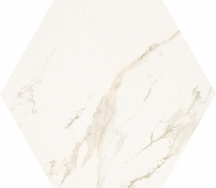 Плитка Esagoni Statuario Oro Lucido 21.5x25 Marmoker Casalgrande Padana з колекції Marmoker Casalgrande Padana